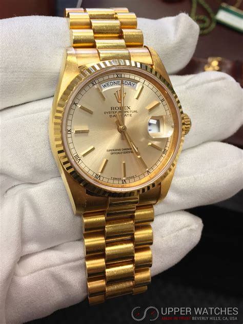 Rolex president gold price